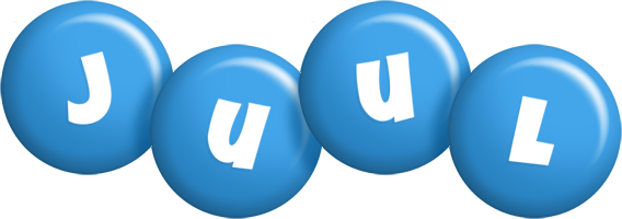 Juul candy-blue logo