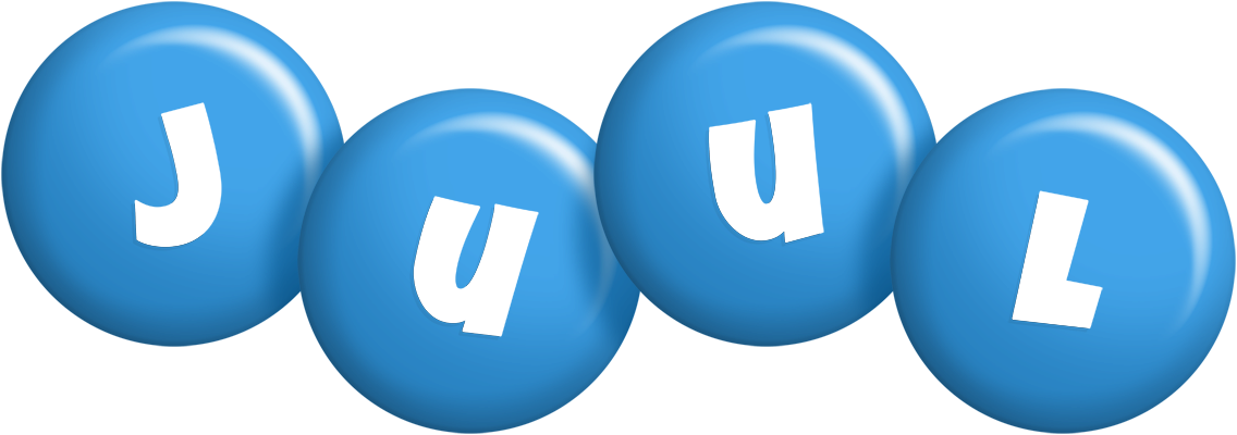 Juul candy-blue logo