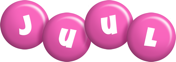 Juul candy-pink logo