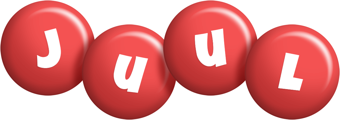 Juul candy-red logo