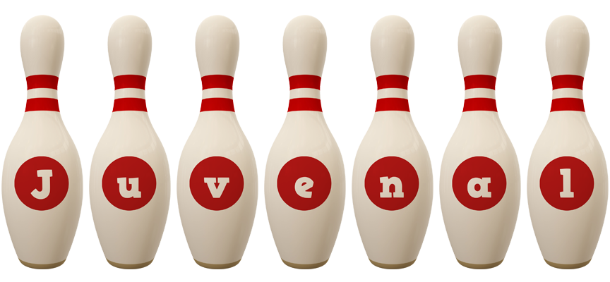 Juvenal bowling-pin logo