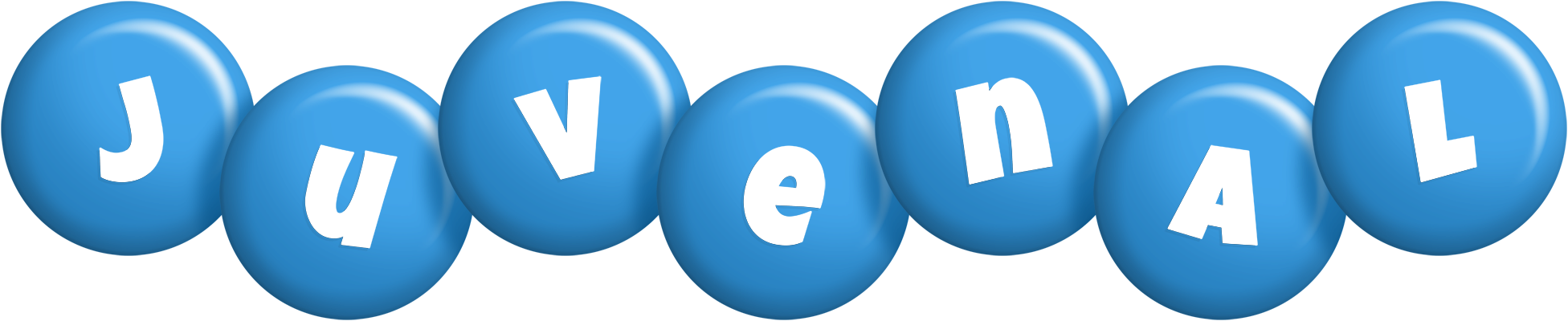 Juvenal candy-blue logo
