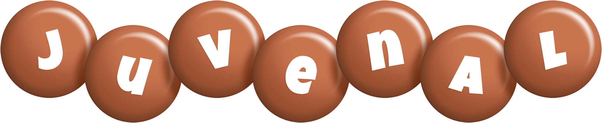 Juvenal candy-brown logo