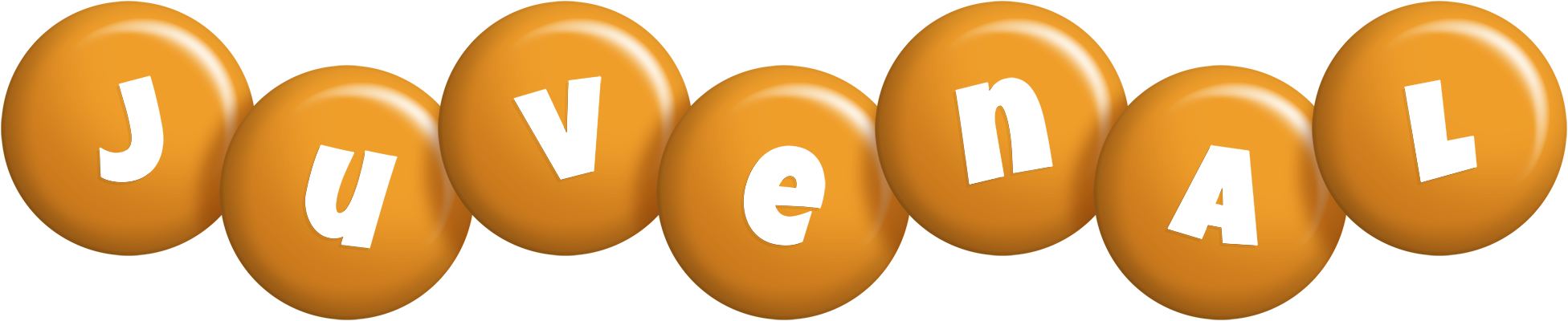 Juvenal candy-orange logo
