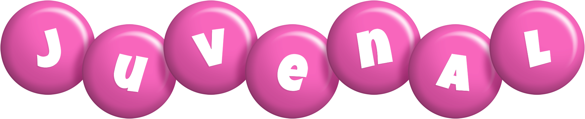 Juvenal candy-pink logo