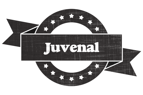 Juvenal grunge logo