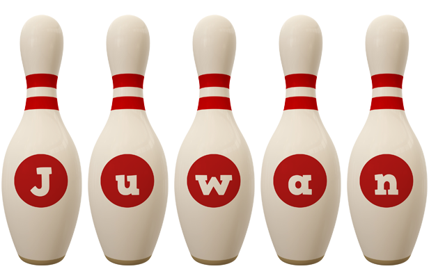 Juwan bowling-pin logo