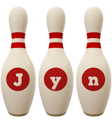 Jyn bowling-pin logo