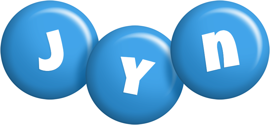 Jyn candy-blue logo
