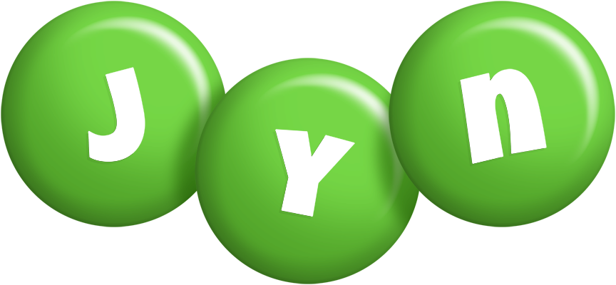 Jyn candy-green logo