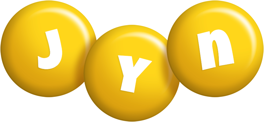 Jyn candy-yellow logo