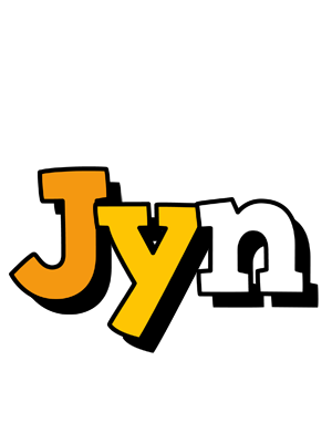 Jyn cartoon logo