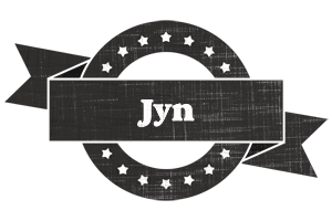 Jyn grunge logo