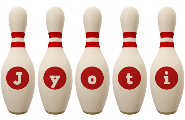 Jyoti bowling-pin logo