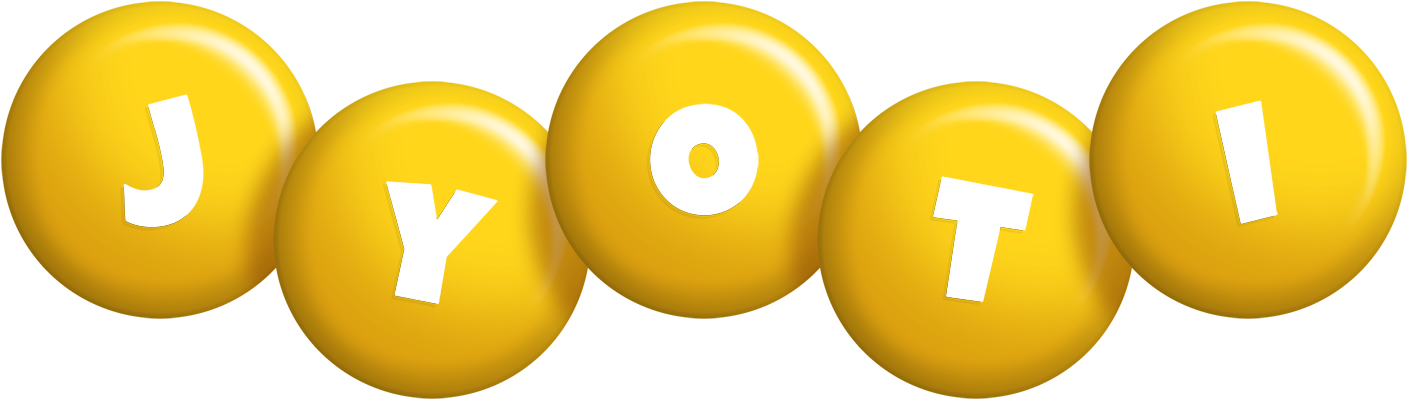 Jyoti candy-yellow logo