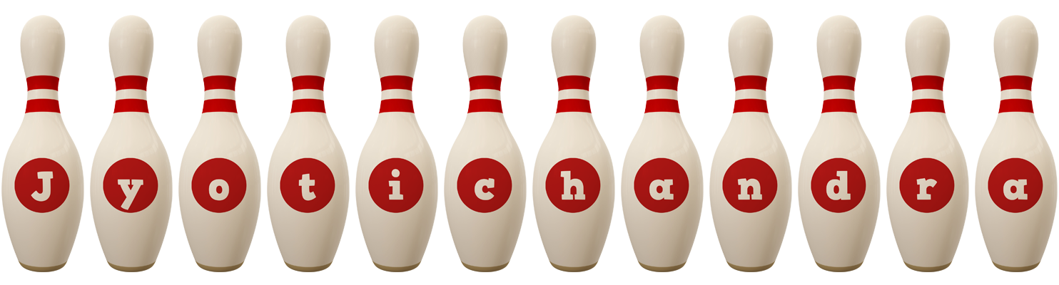 Jyotichandra bowling-pin logo