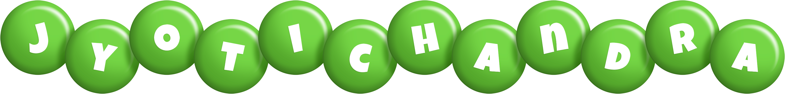 Jyotichandra candy-green logo