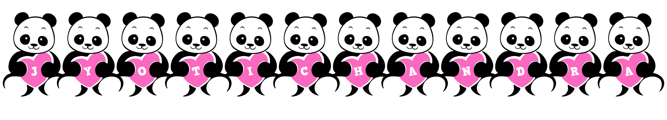 Jyotichandra love-panda logo