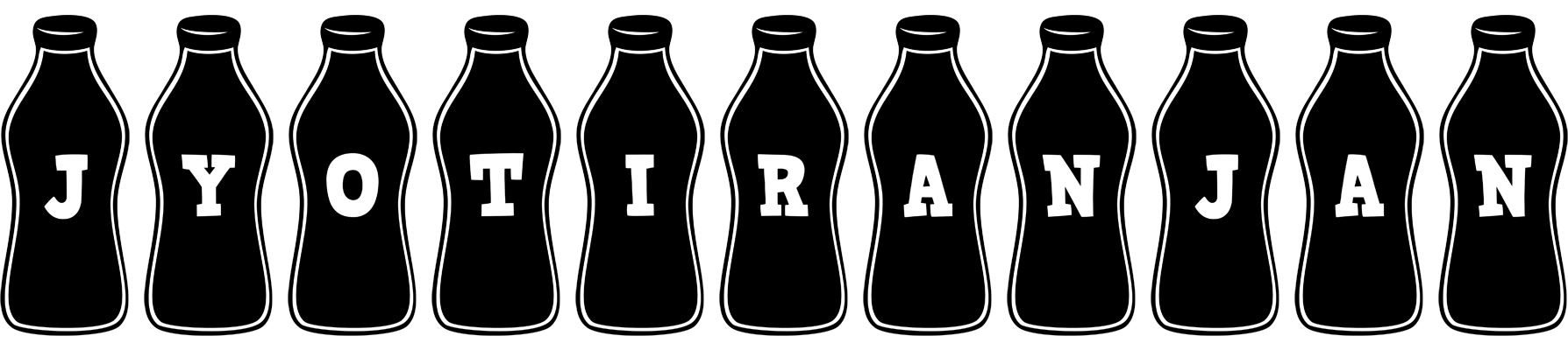 Jyotiranjan bottle logo
