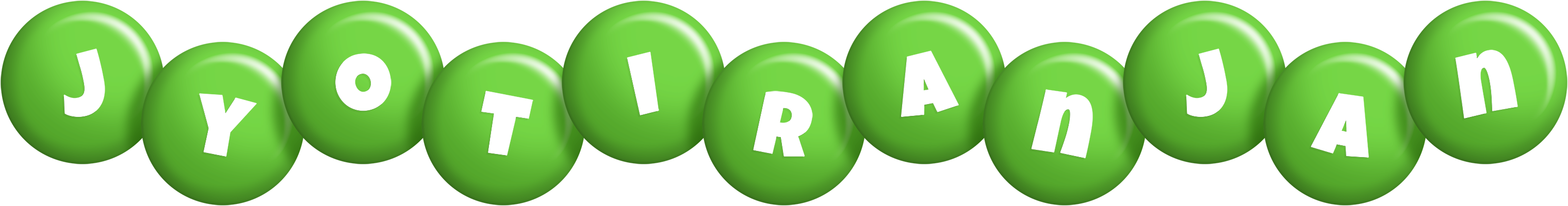 Jyotiranjan candy-green logo