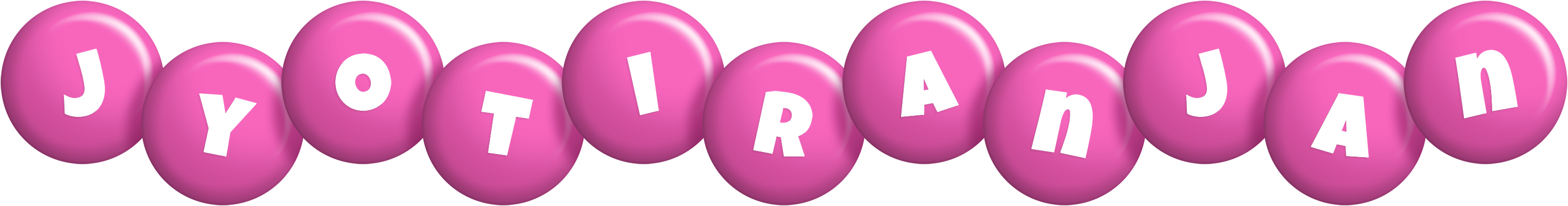 Jyotiranjan candy-pink logo