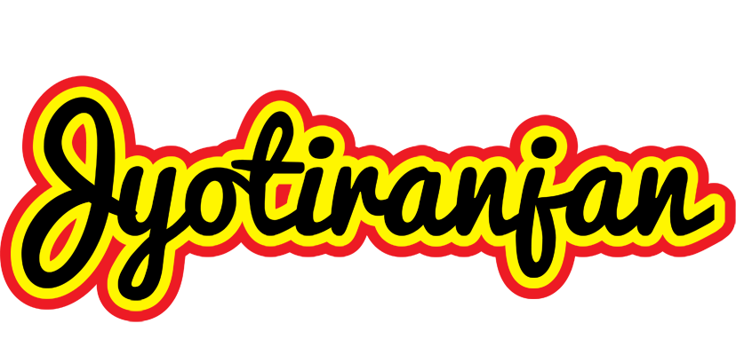 Jyotiranjan flaming logo