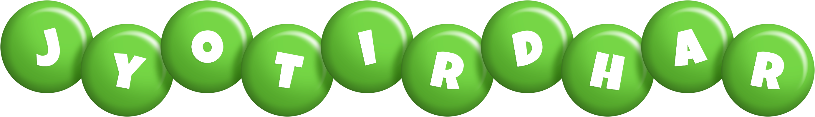 Jyotirdhar candy-green logo