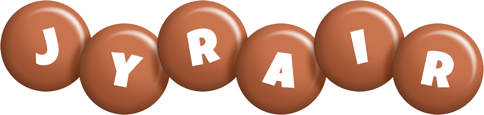 Jyrair candy-brown logo