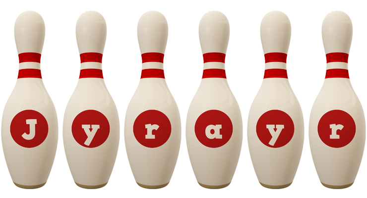 Jyrayr bowling-pin logo