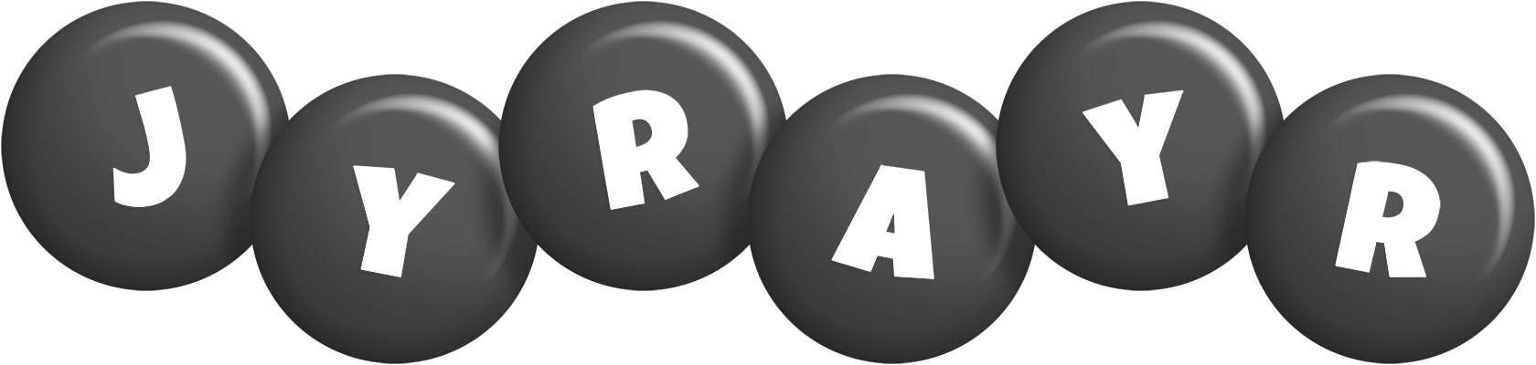 Jyrayr candy-black logo