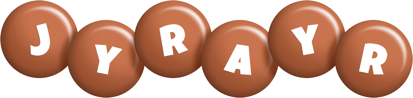 Jyrayr candy-brown logo