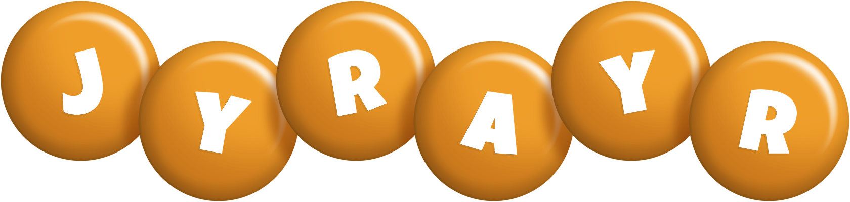 Jyrayr candy-orange logo