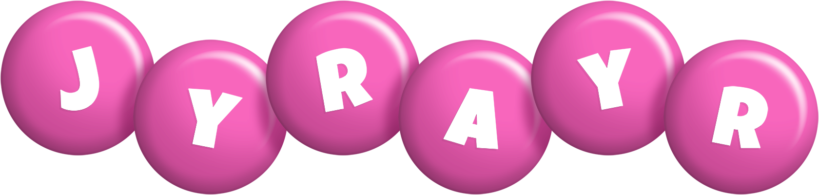 Jyrayr candy-pink logo