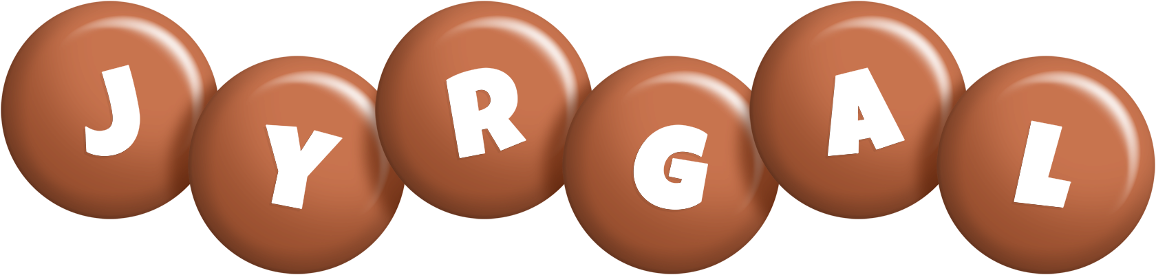 Jyrgal candy-brown logo