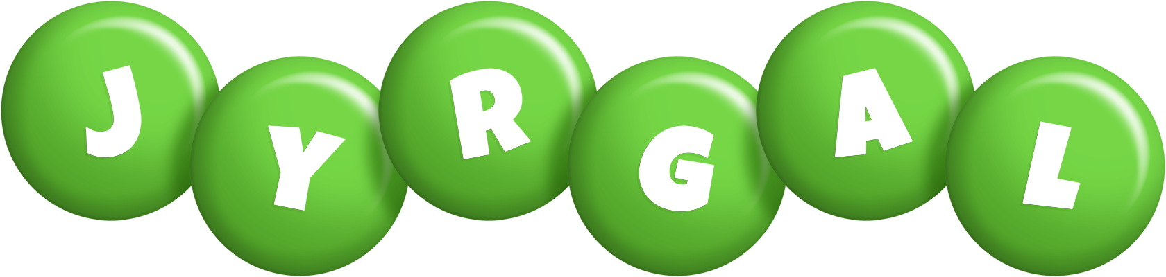 Jyrgal candy-green logo