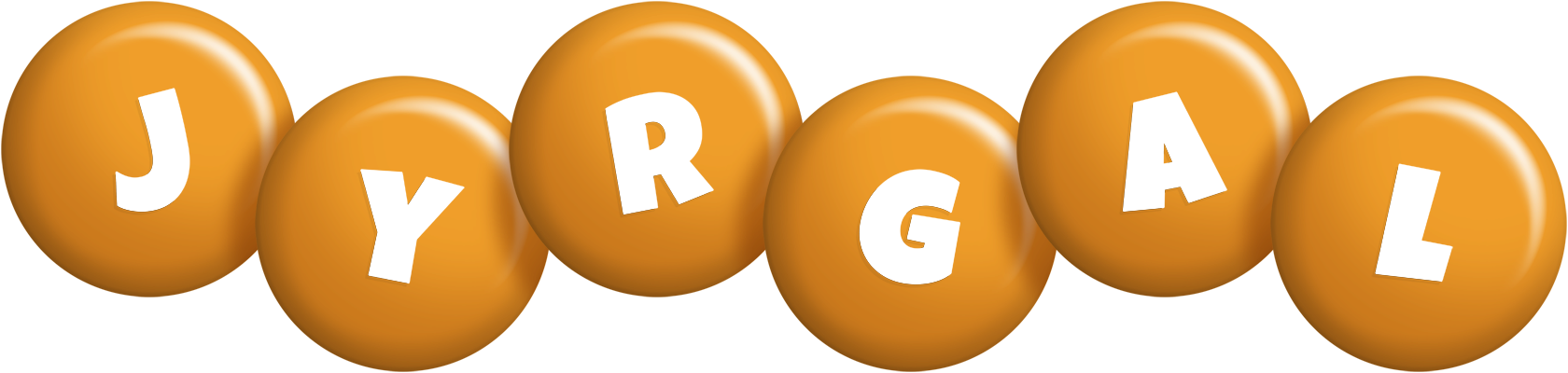 Jyrgal candy-orange logo