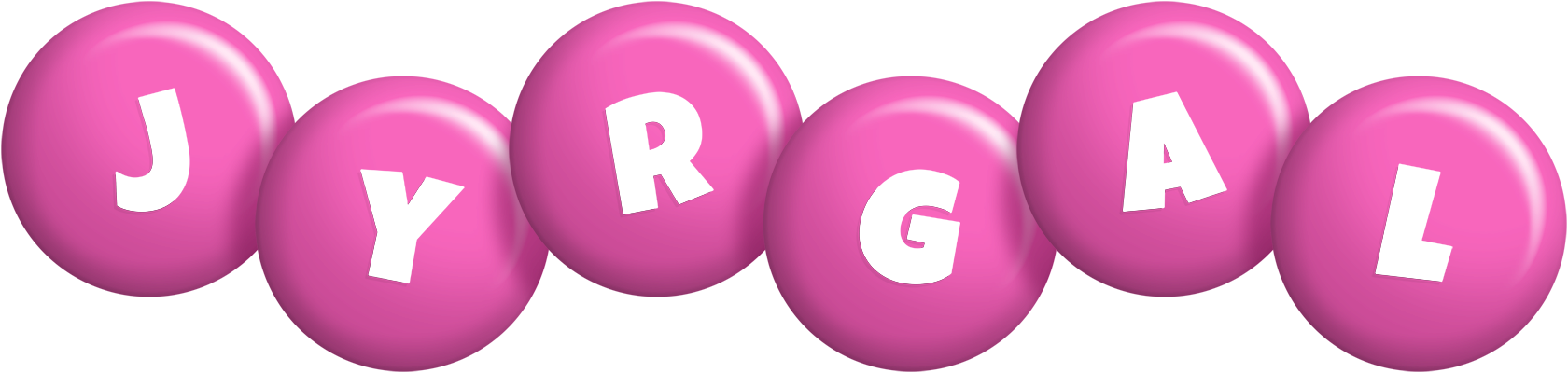 Jyrgal candy-pink logo