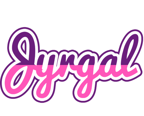 Jyrgal cheerful logo