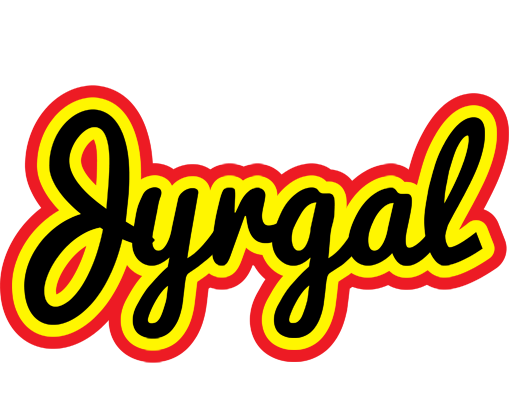 Jyrgal flaming logo