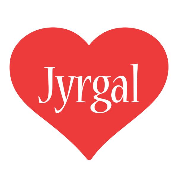 Jyrgal love logo