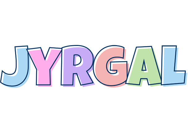 Jyrgal pastel logo
