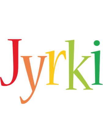 Jyrki birthday logo