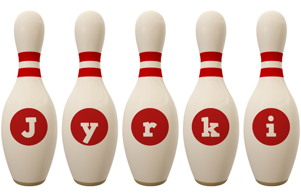 Jyrki bowling-pin logo