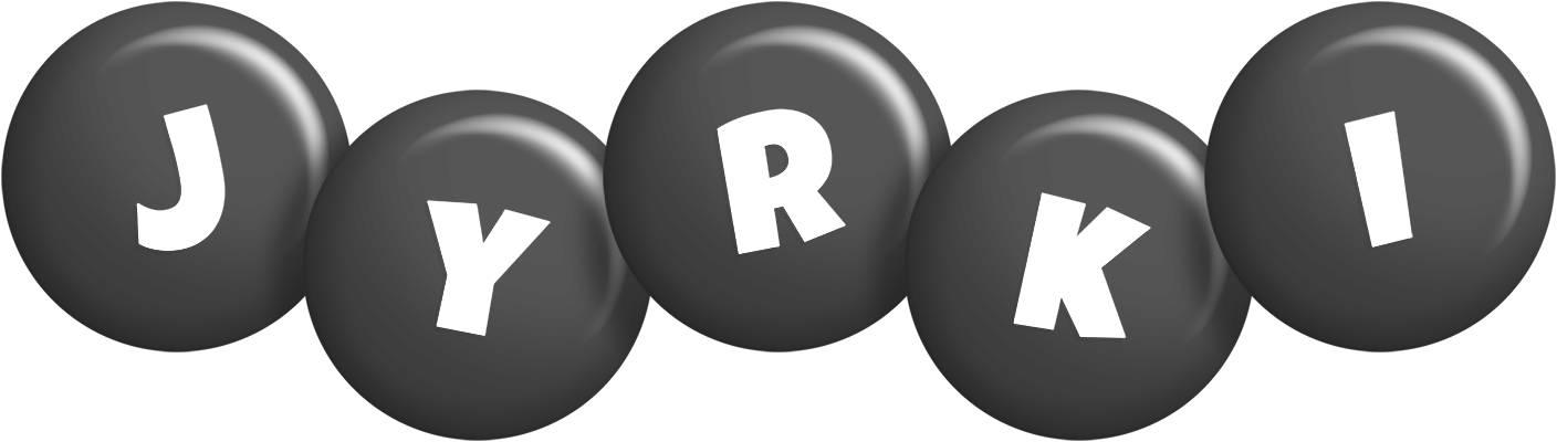 Jyrki candy-black logo
