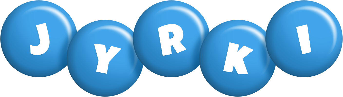 Jyrki candy-blue logo
