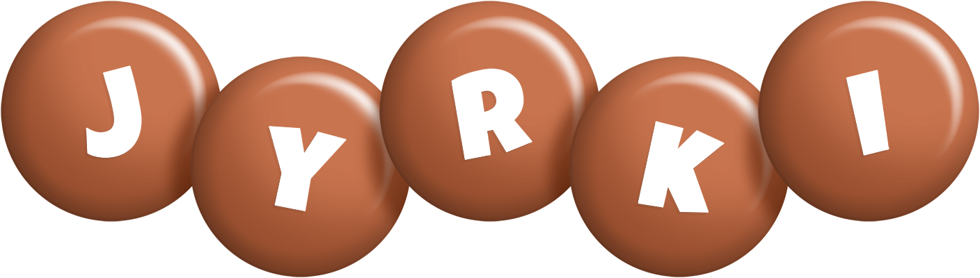 Jyrki candy-brown logo