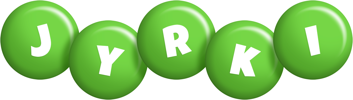 Jyrki candy-green logo