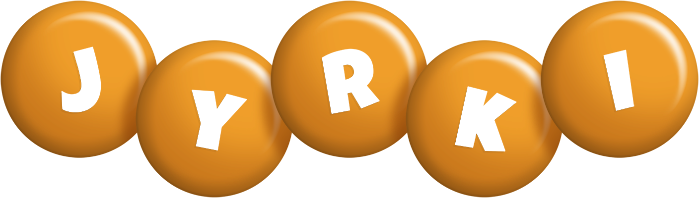 Jyrki candy-orange logo