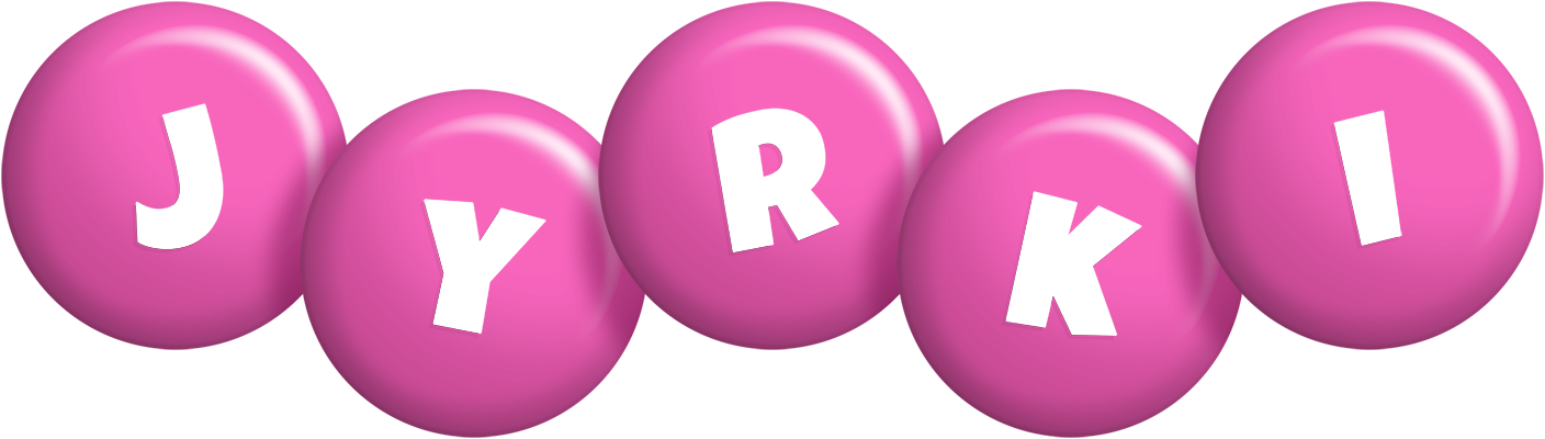 Jyrki candy-pink logo