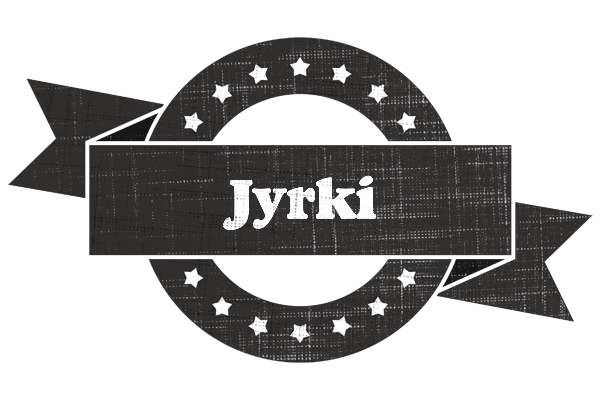 Jyrki grunge logo